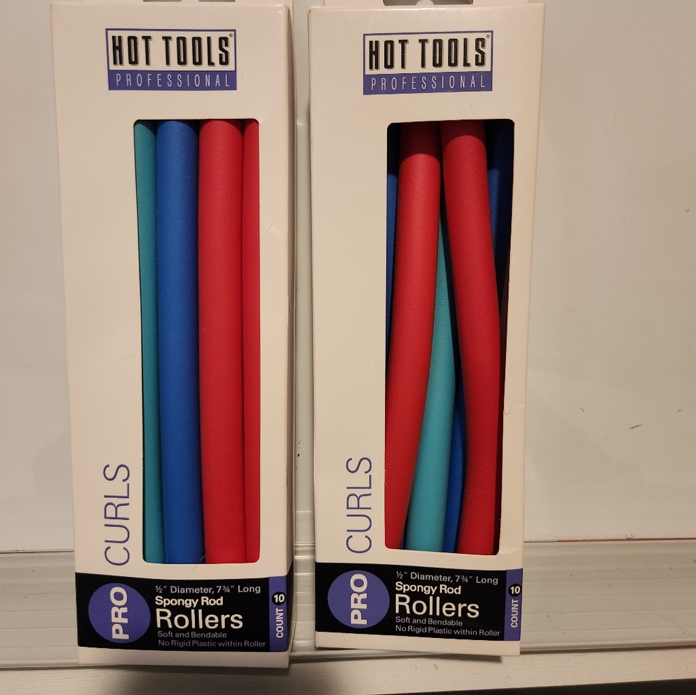 Hot Tools Professional spongy rod rollers.